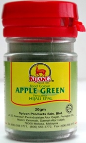 FOOD COLOUR APPLE GREEN 20 GM