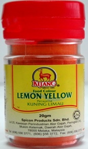 FOOD COLOUR LEMON YELLOW 20 GM